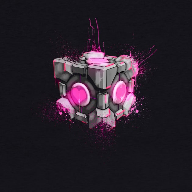 Cube splat by sullyink